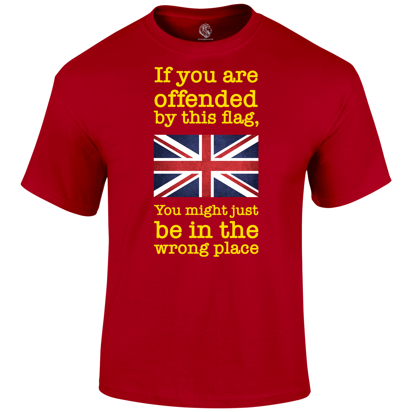 Wrong Place Patriotic T Shirt by Lion Legion 