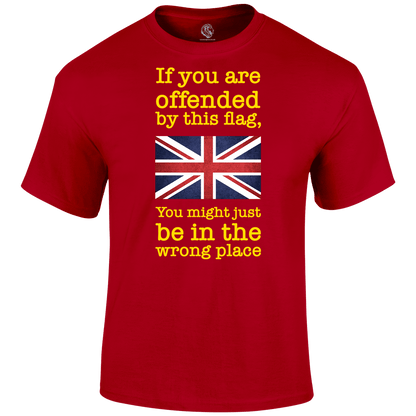 Wrong Place Patriotic T Shirt by Lion Legion 