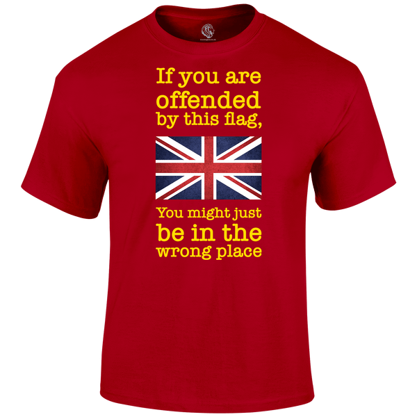 Wrong Place Patriotic T Shirt by Lion Legion 