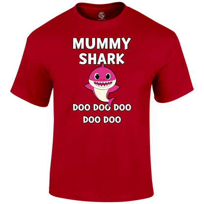 Mummy Shark Funny T Shirt by Lion Legion 