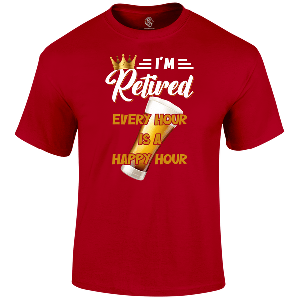 Happy Retirement Funny T Shirt by Lion Legion 