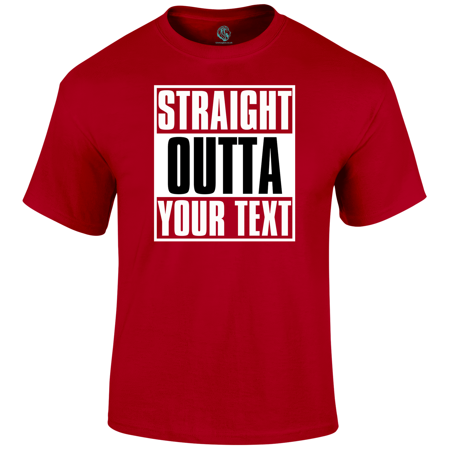 Your Text T Shirt by Lion Legion 