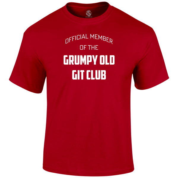 Old Git Club Funny T Shirt by Lion Legion 
