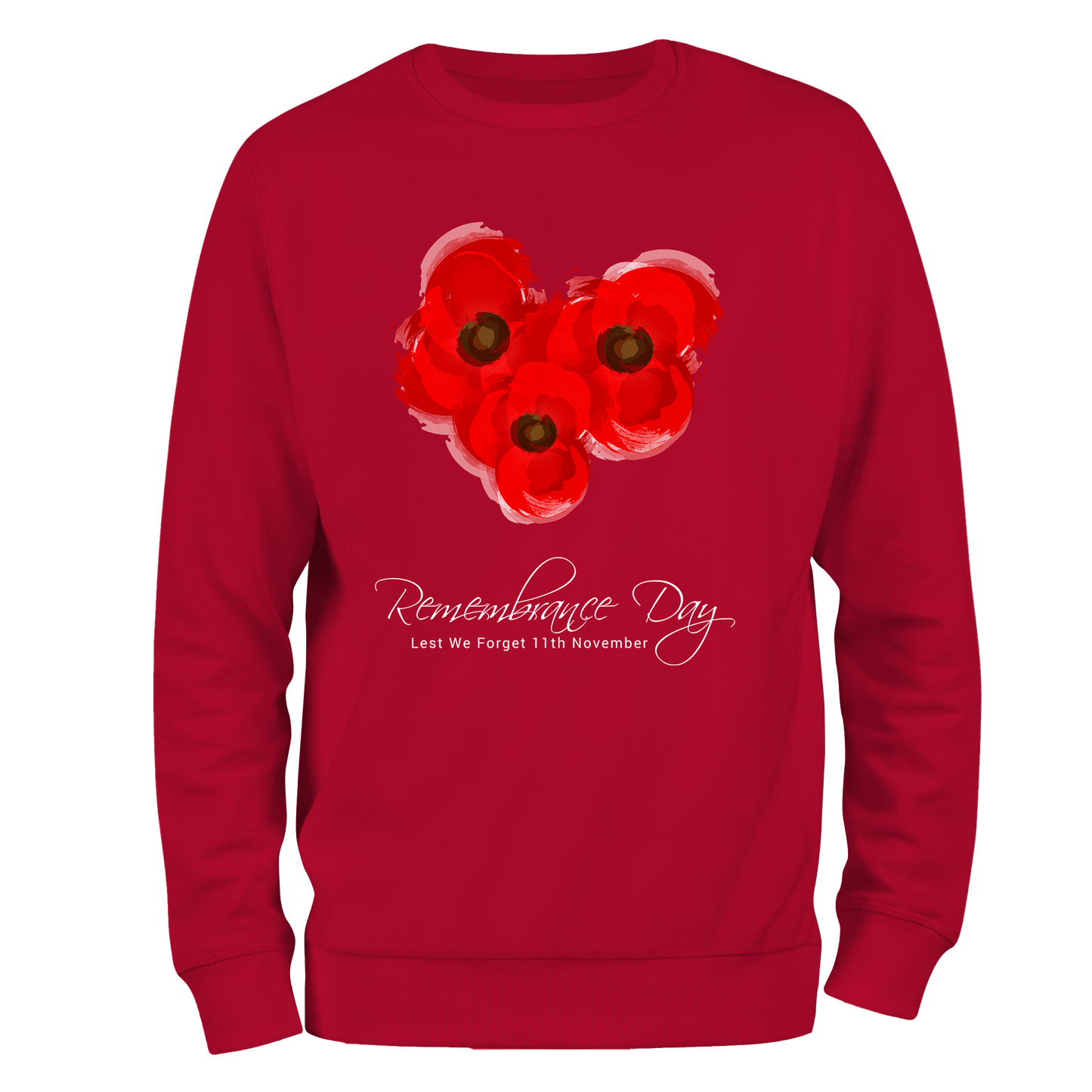Poppy Trio Remembrance Day Sweatshirt by Lion Legion 