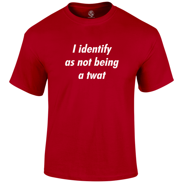 I Identify As Not Being T Shirt by Lion Legion 