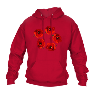 Poppy Circle Remembrance Day Hoodie