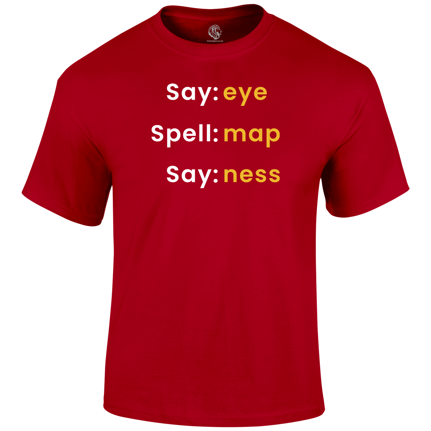 Say Eye Funny T Shirt by Lion Legion 
