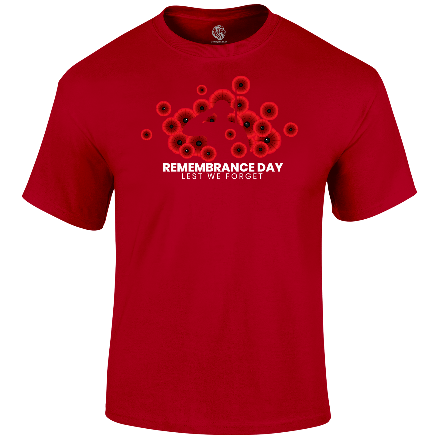 Remembrance Day T Shirt by Lion Legion 