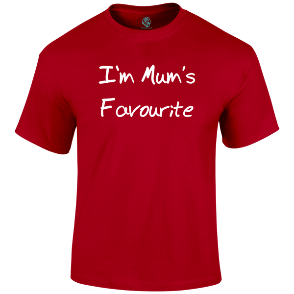 Mum's Favourite T Shirt by Lion Legion 
