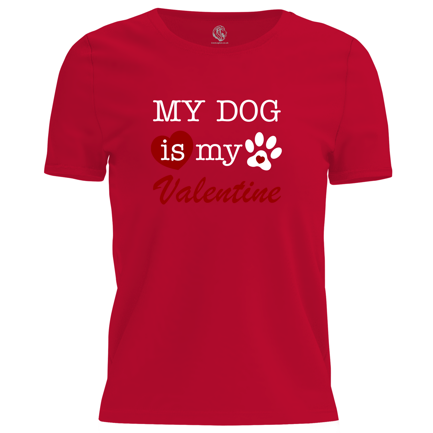 Dog Valentine T Shirt by Lion Legion 