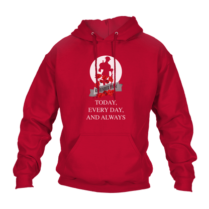 Always WW1 Remembrance Day Hoodie by Lion Legion 