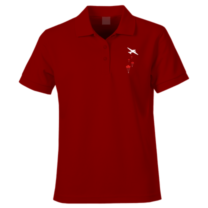 Poppy Drop Remembrance Polo Shirt by Lion Legion 