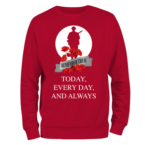 Always WW2 Remembrance Day Sweatshirt