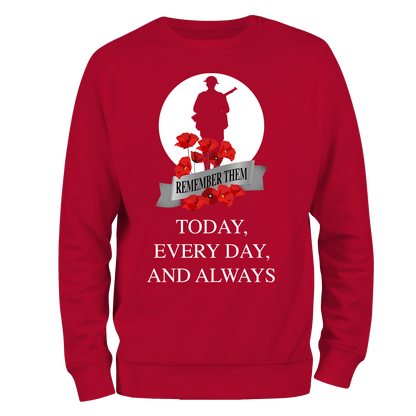 Always WW2 Remembrance Day Sweatshirt by Lion Legion 