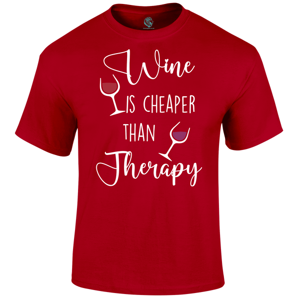 Wine Therapy T Shirt by Lion Legion 