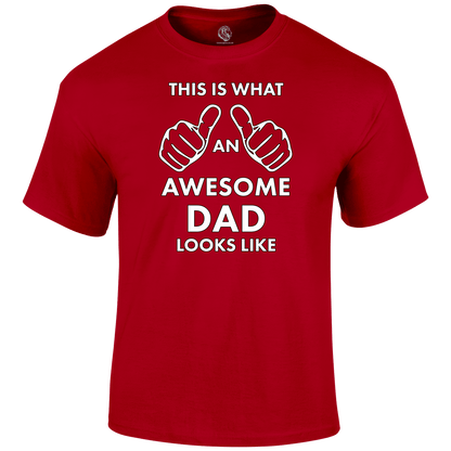 Awesome Dad T Shirt by Lion Legion 