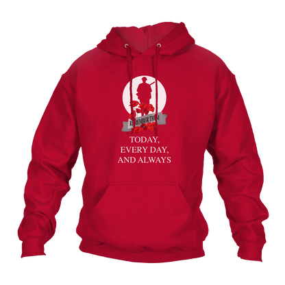 Always WW2 Remembrance Day Hoodie by Lion Legion 