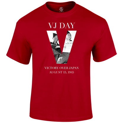 V-J Victory Remembrance T Shirt by Lion Legion 