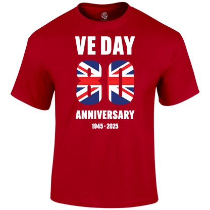 VE Day 80th T Shirt by Lion Legion 