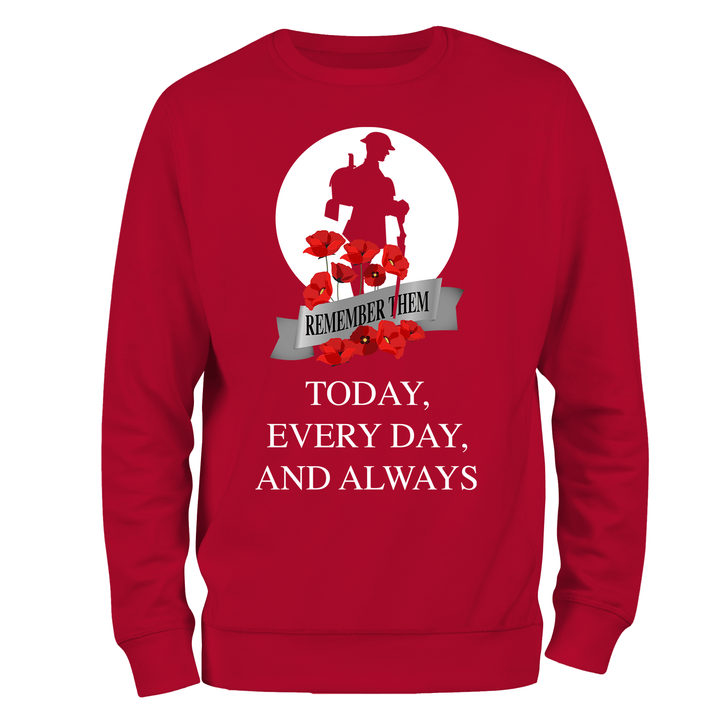Always WW1 Remembrance Day Sweatshirt by Lion Legion 