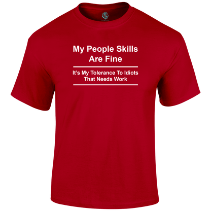 People Skills T Shirt by Lion Legion 