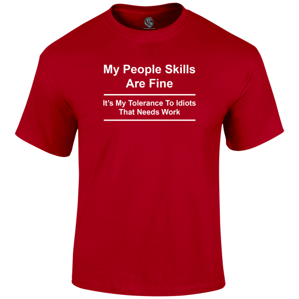 People Skills T Shirt by Lion Legion 