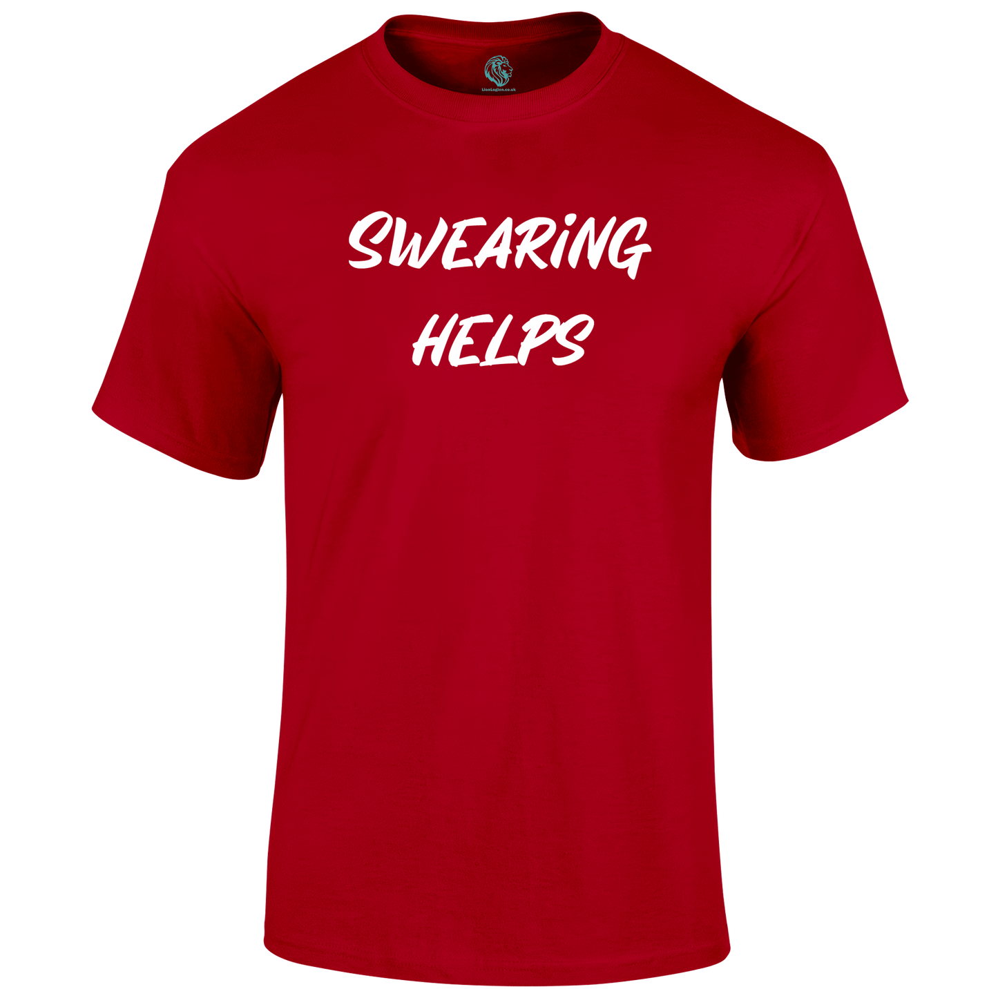 Swearing Helps Funny T Shirt by Lion Legion 