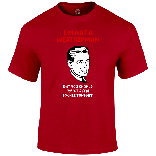 Weatherman Funny T Shirt by Lion Legion 