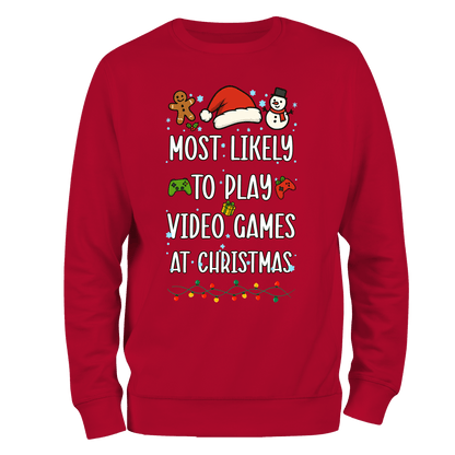 Video Games Xmas Jumper by Lion Legion 