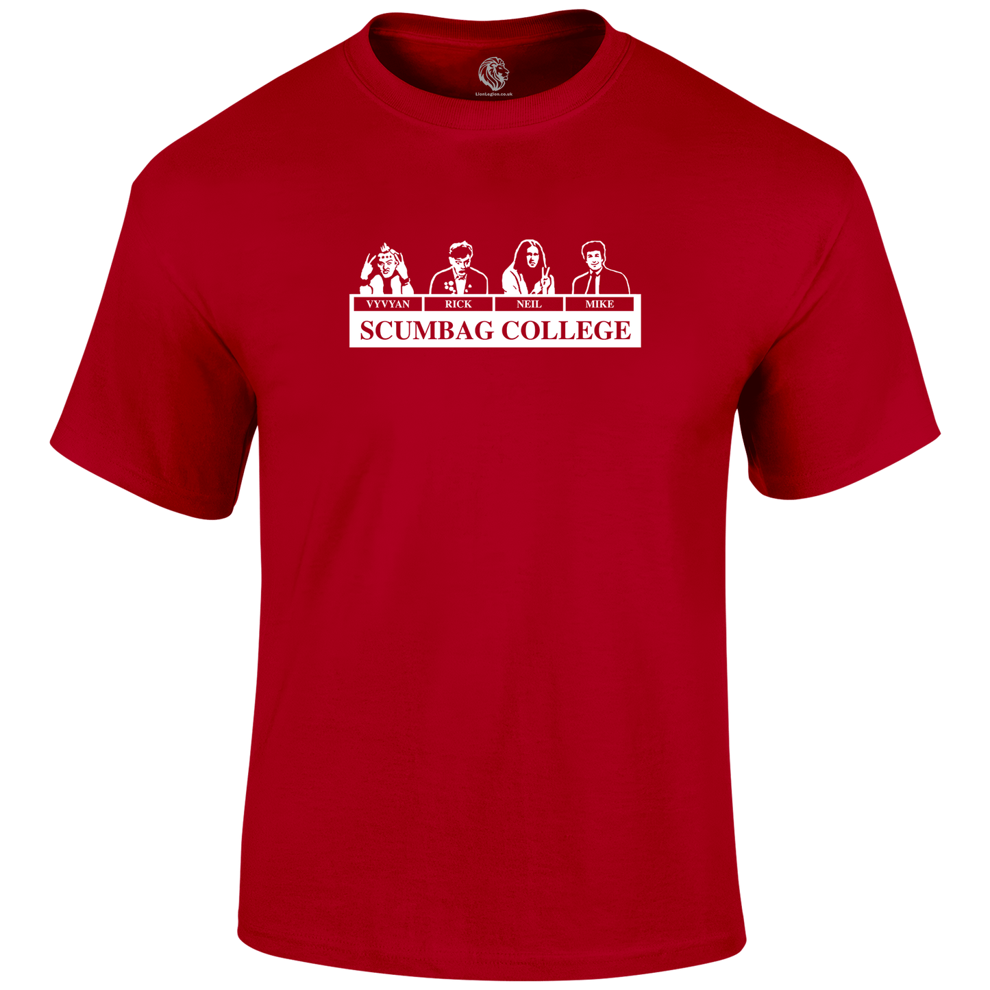 Scumbag College Funny T Shirt by Lion Legion 