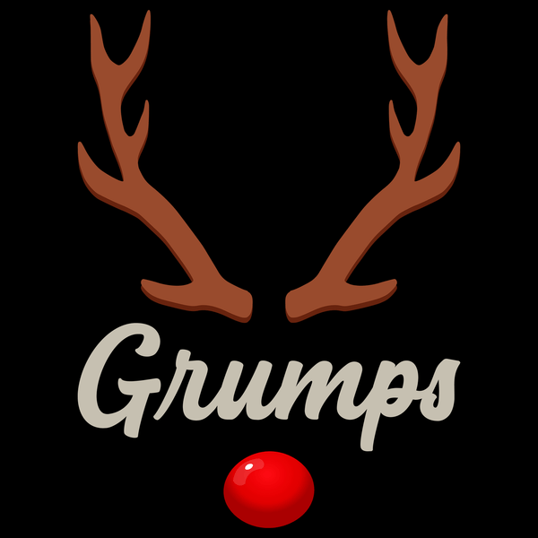 Rudolph Grumps Christmas Jumper by Lion Legion 