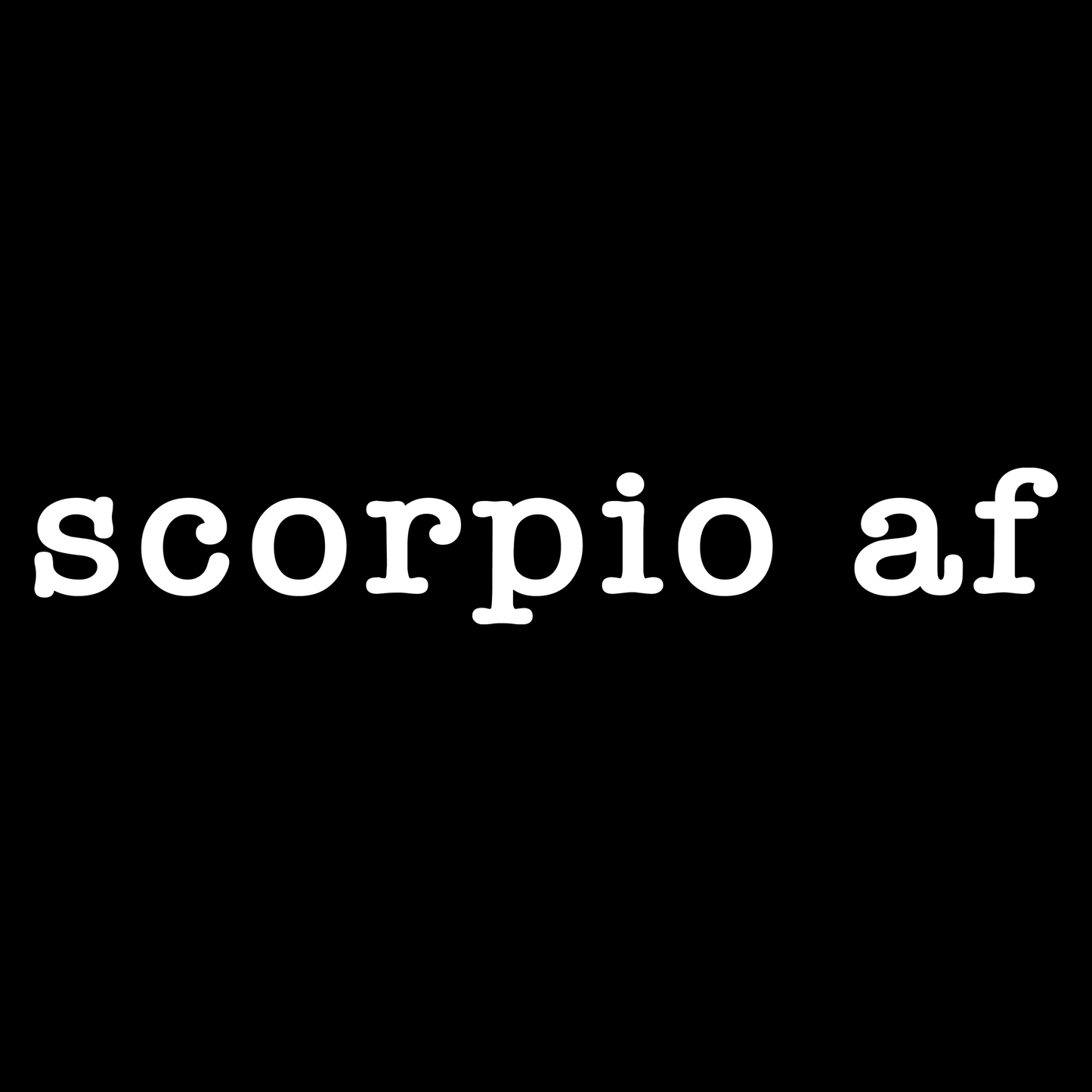 Scorpio AF T Shirt by Lion Legion 