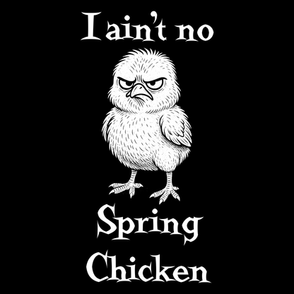 Spring Chicken Funny T Shirt by Lion Legion 