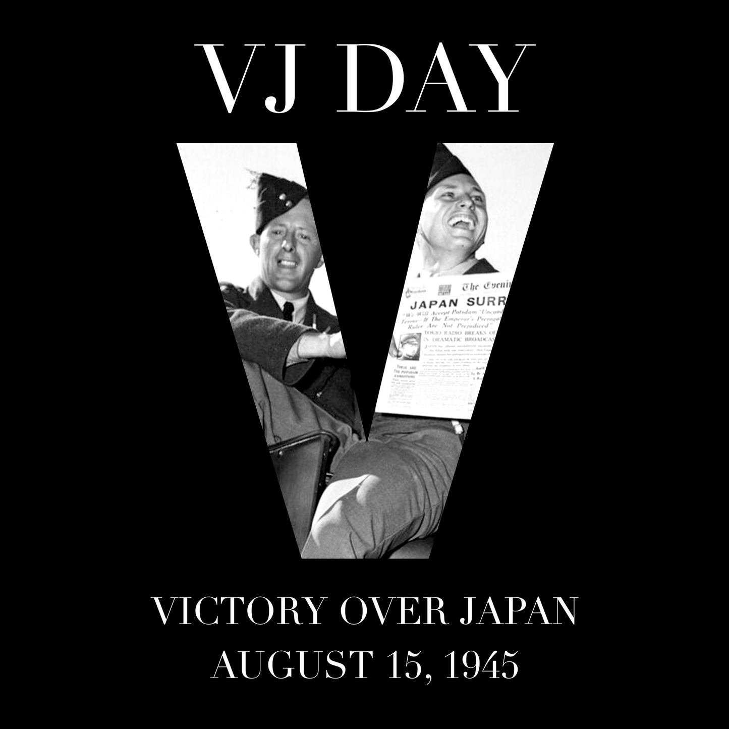 V-J Victory Remembrance T Shirt by Lion Legion 