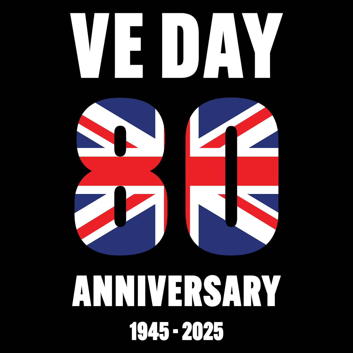 VE Day 80th T Shirt by Lion Legion 