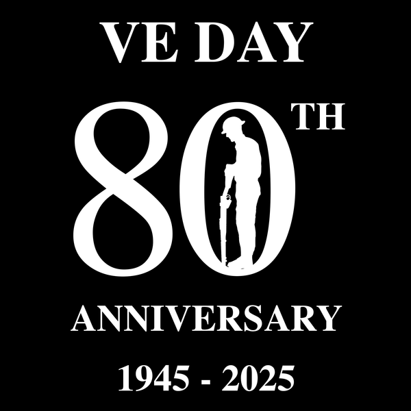VE Day 80th Remembrance T Shirt by Lion Legion 