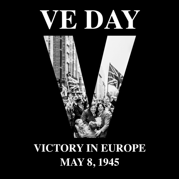 VE Day Victory T Shirt by Lion Legion 