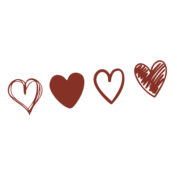 Valentine Hearts T Shirt by Lion Legion 