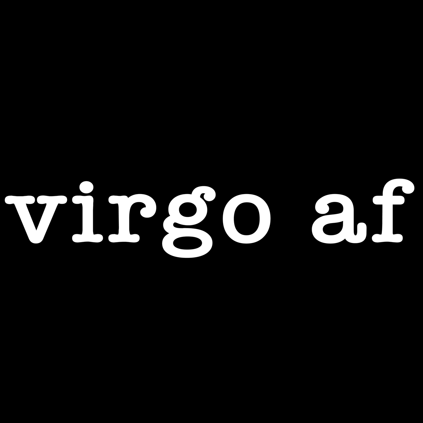 Virgo AF T Shirt by Lion Legion 