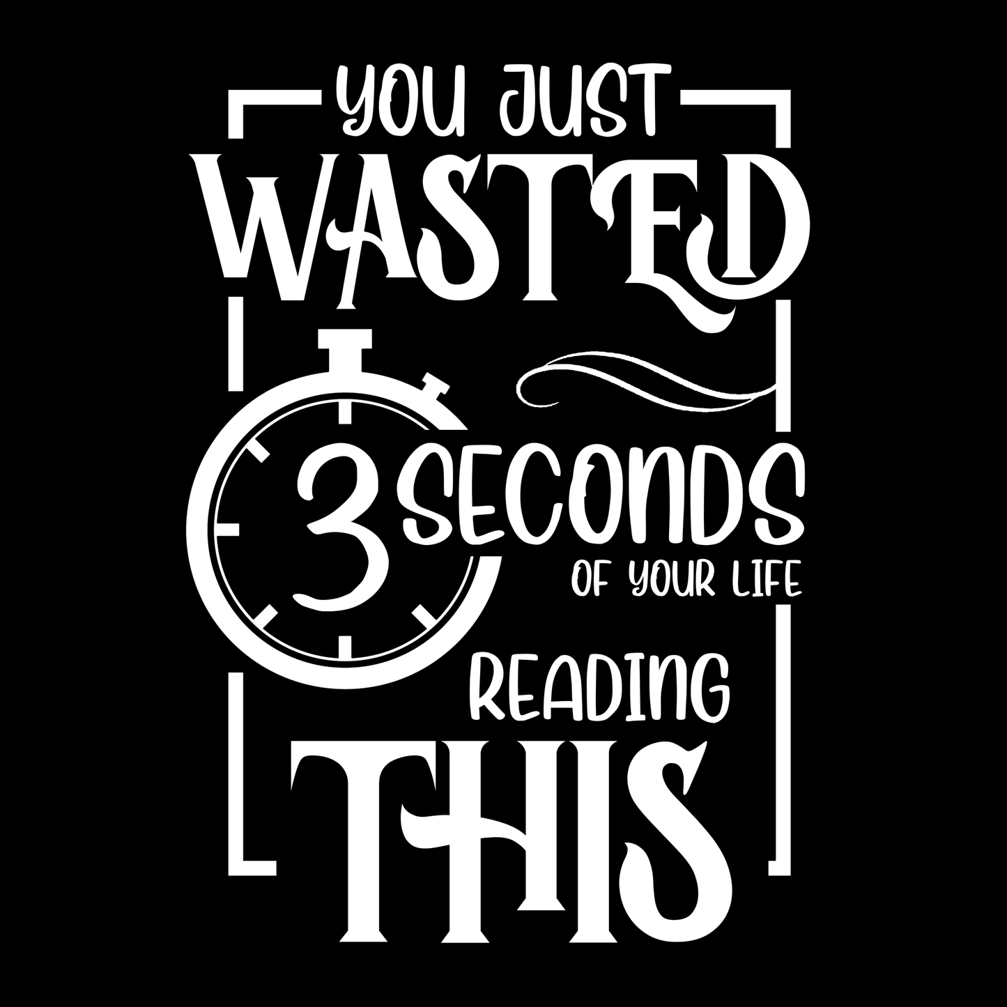 Wasted 3 Seconds T Shirt by Lion Legion 