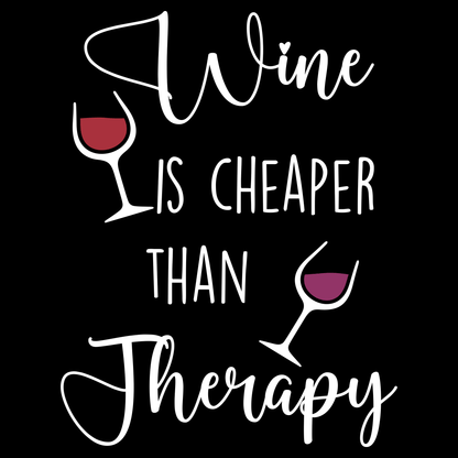 Wine Therapy T Shirt by Lion Legion 