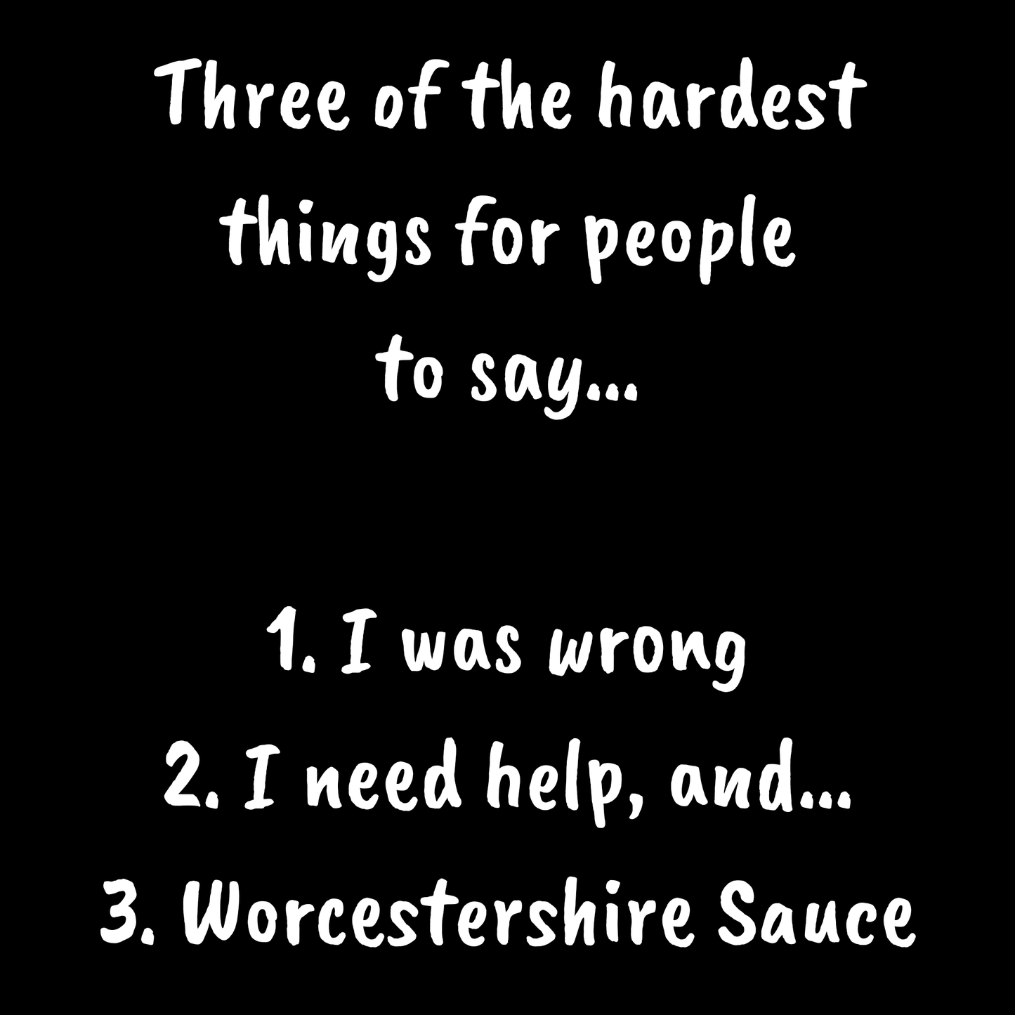 Worcester Sauce T Shirt by Lion Legion 