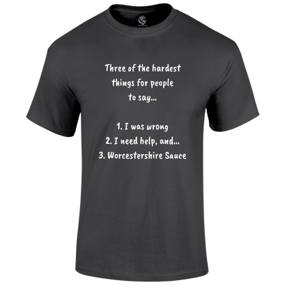 Worcester Sauce T Shirt by Lion Legion 