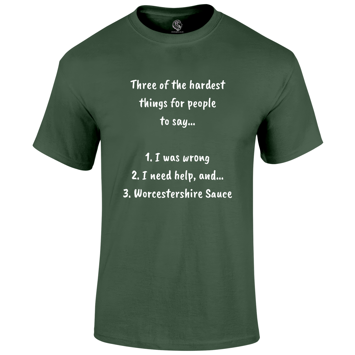 Worcester Sauce T Shirt by Lion Legion 