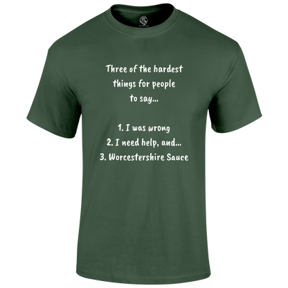 Worcester Sauce T Shirt by Lion Legion 
