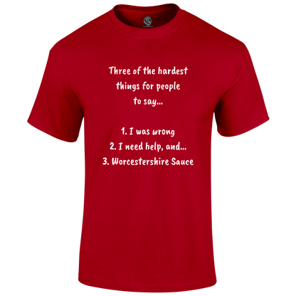 Worcester Sauce T Shirt by Lion Legion 