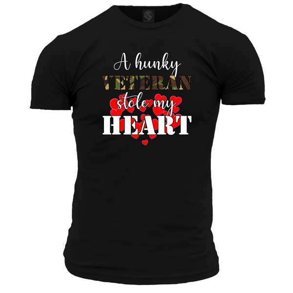 A Hunky Veteran Stole My Heart T Shirt