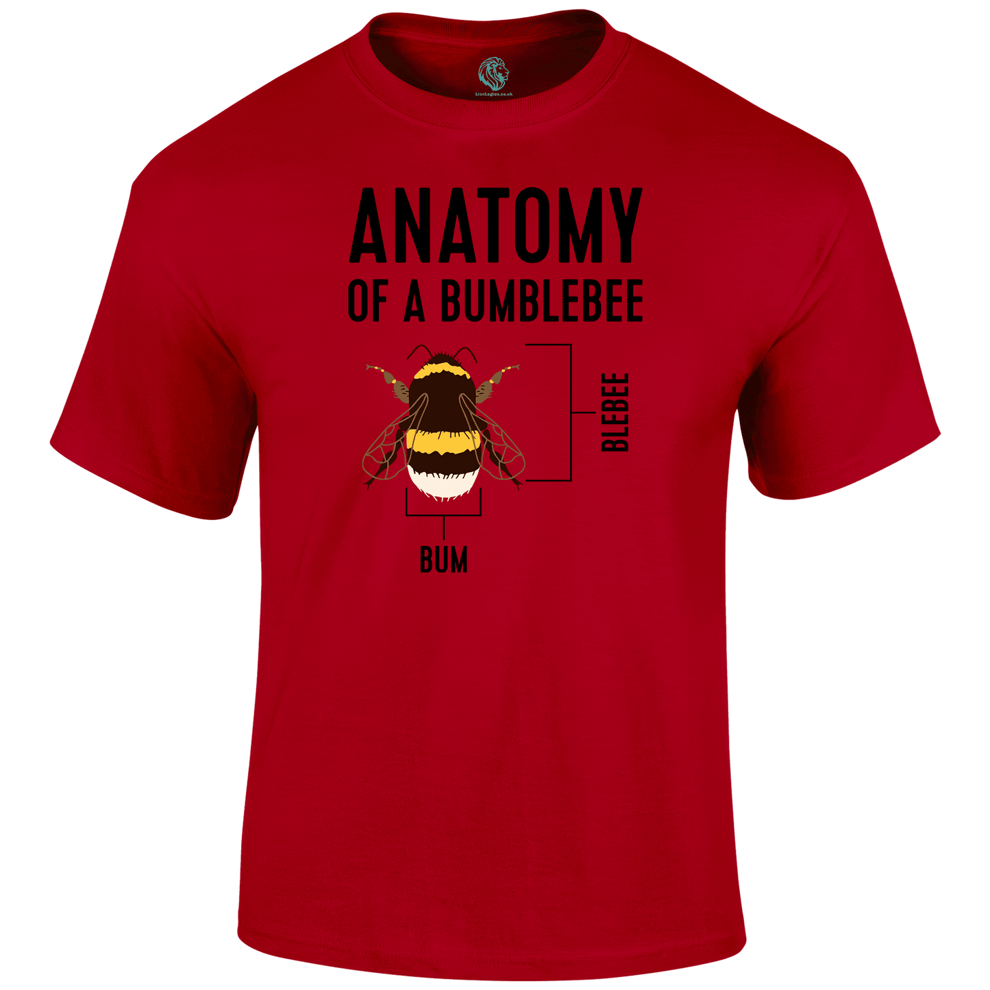 Anatomy Of A Bumblebee T Shirt