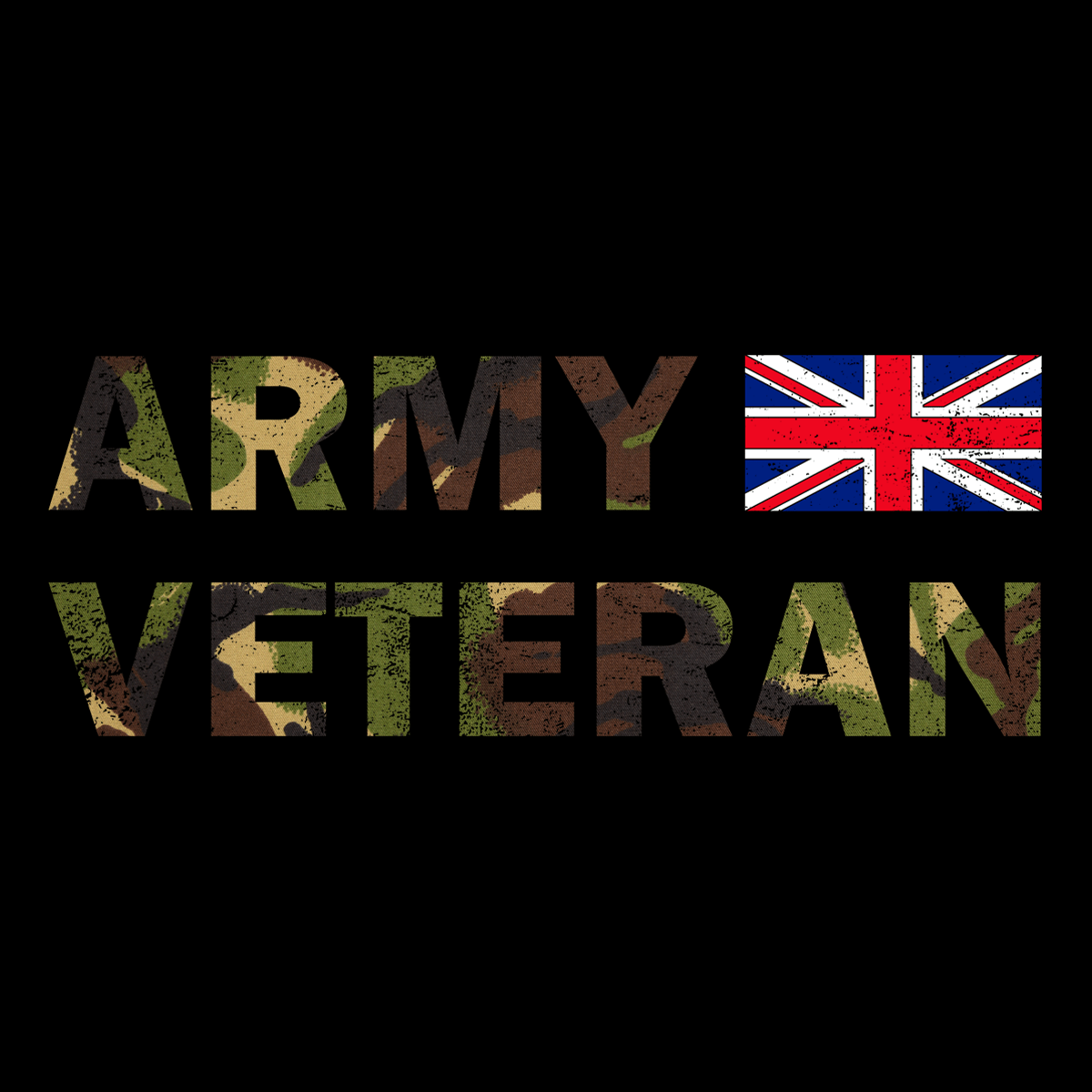 Army Veteran Unisex T Shirt (DPM)