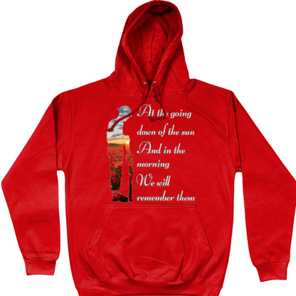 Remembrance Day Hoodie At The Going Down Of The Sun